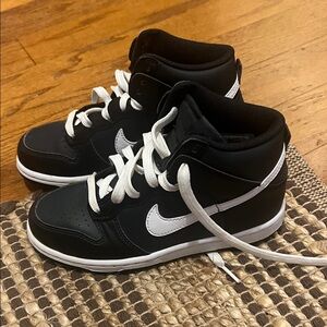 Nike Kids Anthracite White Dunk High Top